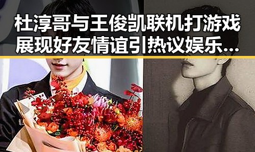 杜淳哥与王俊凯联机打游戏展现好友情谊引热议娱乐吃瓜揭秘明星私密